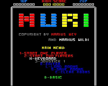 Muri (UK) (1987) [Happy Computer] screen shot title
